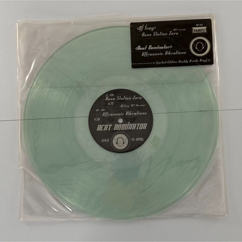 Beat Dominator Bass Station Zero 12” Green Vinyl DJ Icey Remix Breakbeat (009)